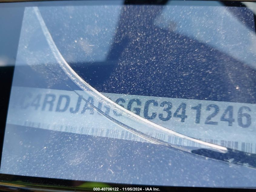 2016 DODGE DURANGO SXT - 1C4RDJAG6GC341246