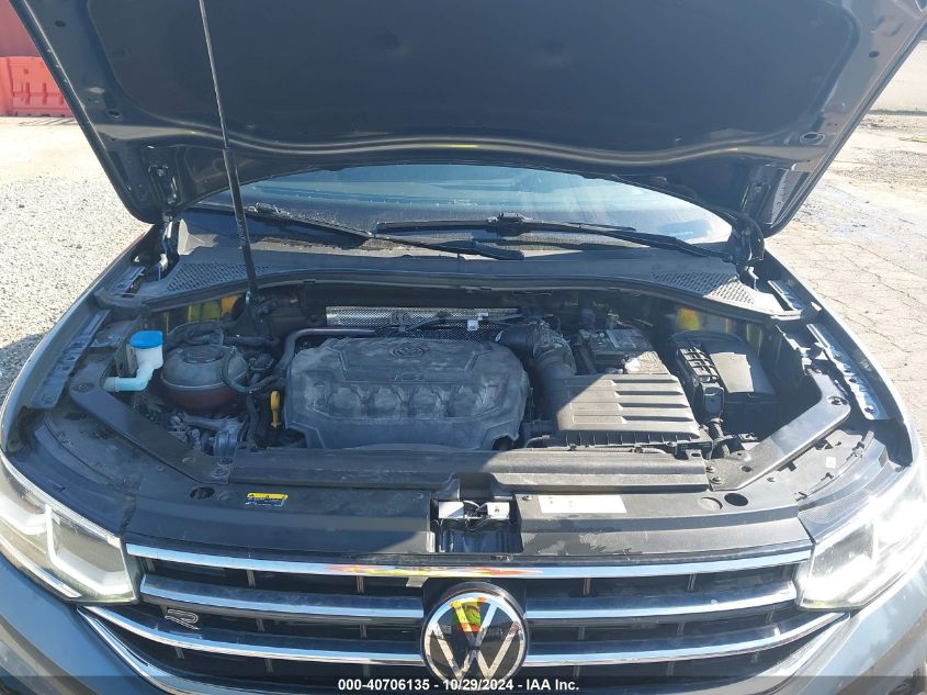 2022 Volkswagen Tiguan 2.0T Sel R-Line VIN: 3VV4B7AX5NM057221 Lot: 40706135