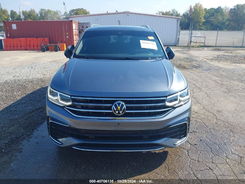 2022 Volkswagen Tiguan 2.0T Sel R-Line VIN: 3VV4B7AX5NM057221 Lot: 40706135