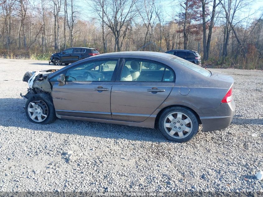 2009 Honda Civic Lx VIN: 2HGFA16589H530842 Lot: 40706137