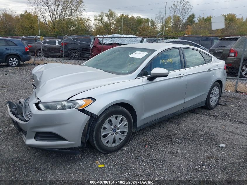 VIN 1FA6P0G7XE5401113 2014 Ford Fusion, S no.2