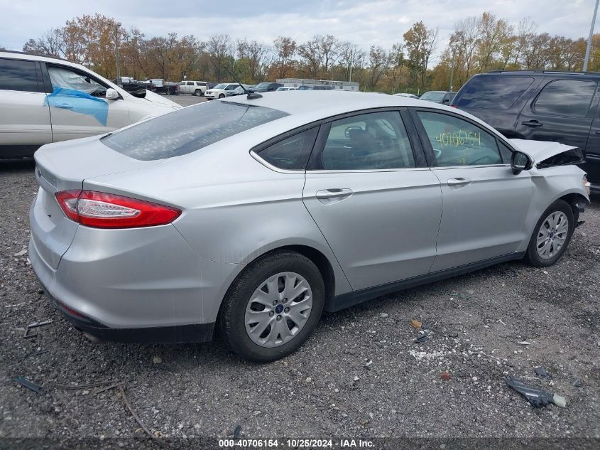 VIN 1FA6P0G7XE5401113 2014 Ford Fusion, S no.4