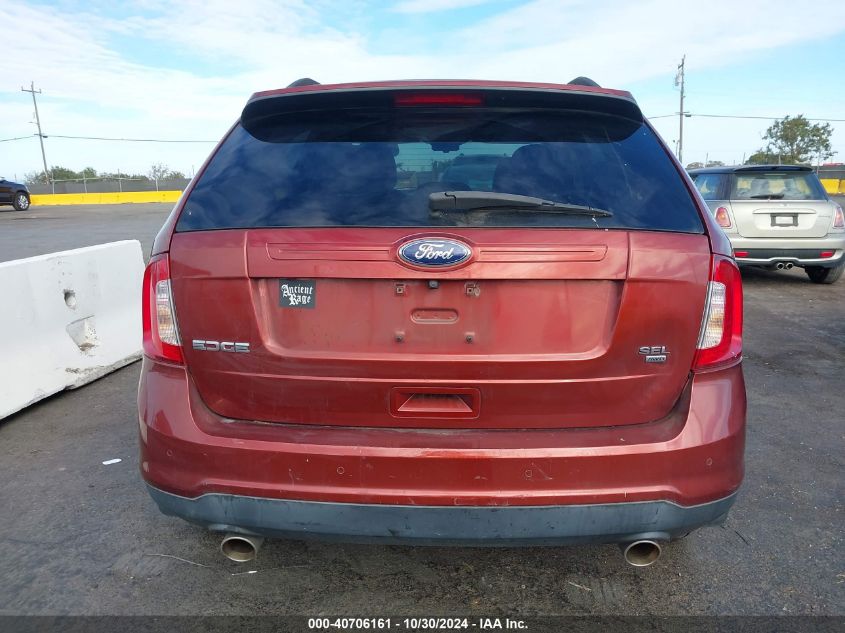 2014 Ford Edge Sel VIN: 2FMDK4JC2EBA79166 Lot: 40706161