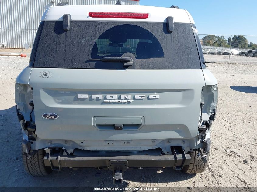 2023 Ford Bronco Sport Heritage VIN: 3FMCR9G61PRD08589 Lot: 40706185