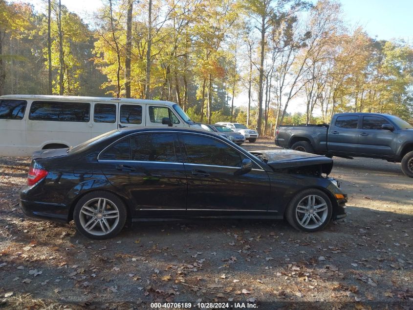 2013 Mercedes-Benz C 250 Luxury/Sport VIN: WDDGF4HB5DA804083 Lot: 40706189