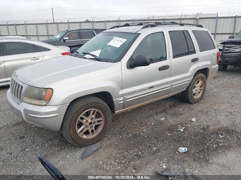 2004 Jeep Grand Cherokee Laredo VIN: 1J4GX48S34C249625 Lot: 40706204