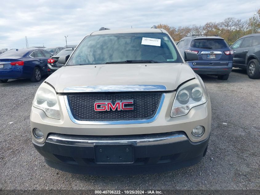 2012 GMC Acadia Sle VIN: 1GKKRPED9CJ141445 Lot: 40706222