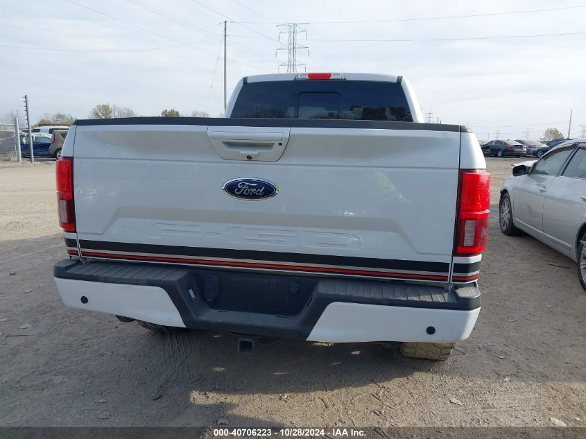 2018 Ford F-150 Lariat VIN: 1FTFW1E56JFC49209 Lot: 40706223