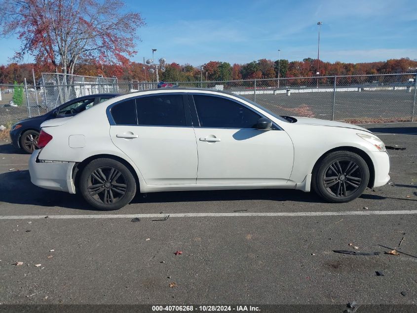 2013 Infiniti G37X VIN: JN1CV6AR6DM359269 Lot: 40706268