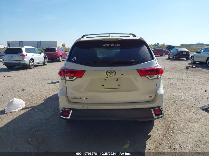 2018 TOYOTA HIGHLANDER LIMITED - 5TDYZRFHXJS260124