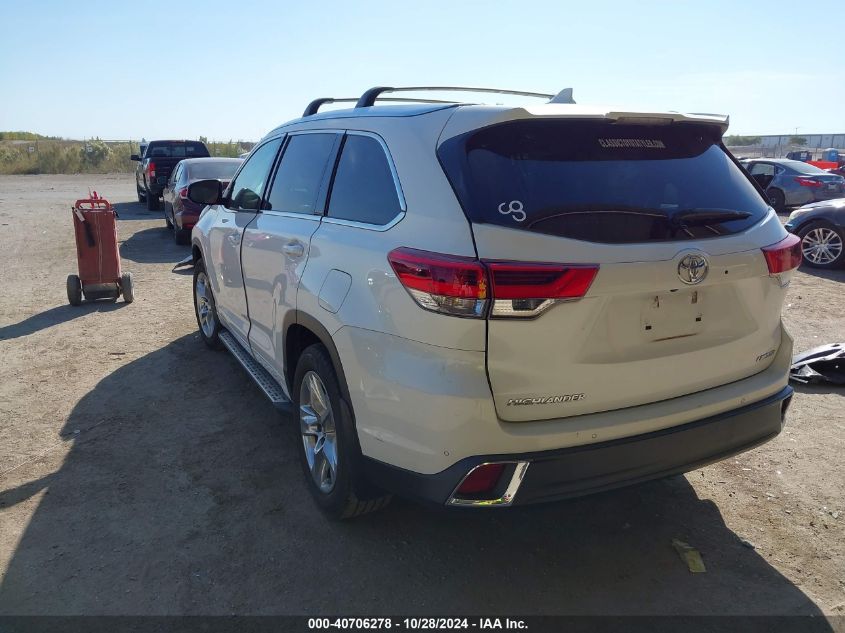 2018 TOYOTA HIGHLANDER LIMITED - 5TDYZRFHXJS260124