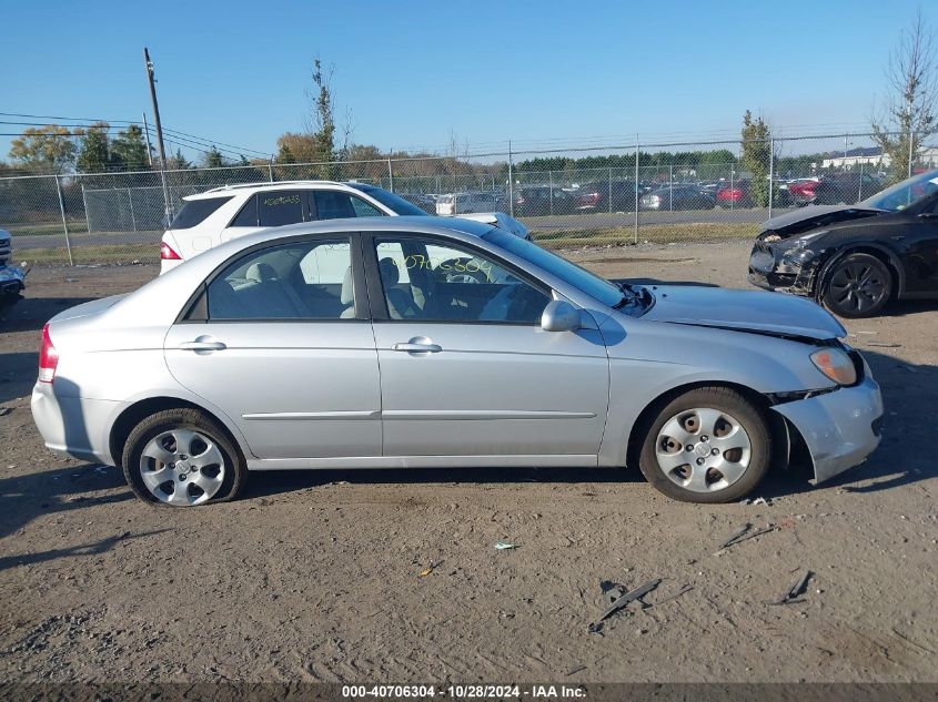 2007 Kia Spectra Ex VIN: KNAFE122675419447 Lot: 40706304