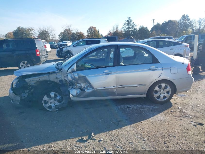 2007 Kia Spectra Ex VIN: KNAFE122675419447 Lot: 40706304