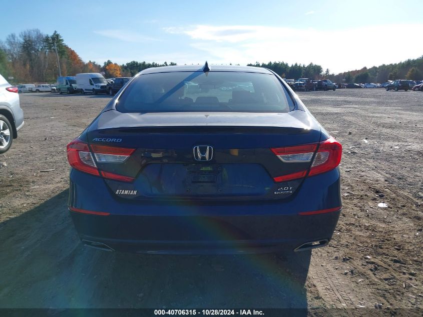 2019 Honda Accord Touring 2.0T VIN: 1HGCV2F94KA016300 Lot: 40706315