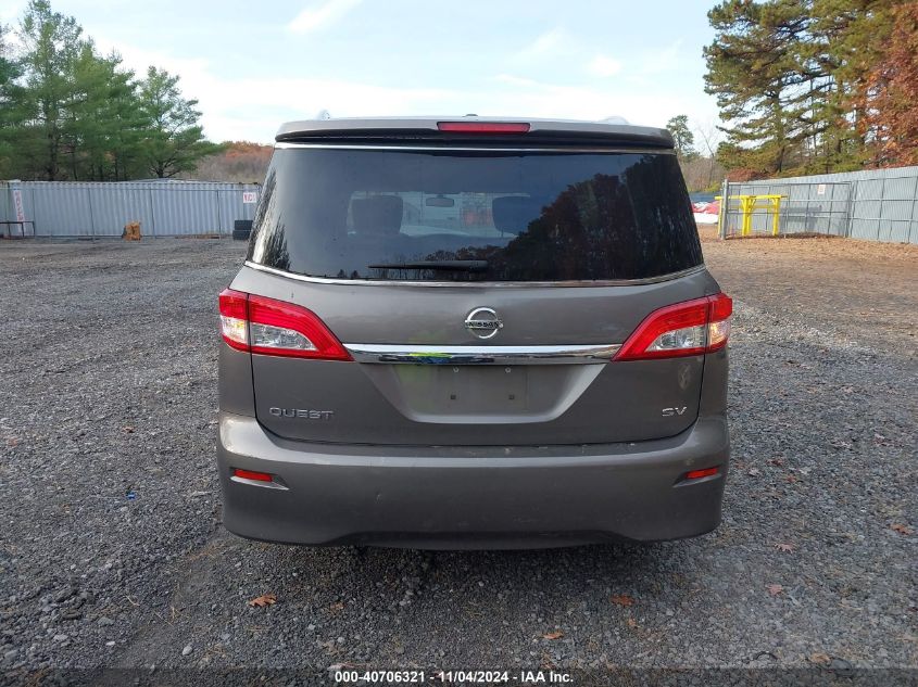 2016 Nissan Quest Sv VIN: JN8AE2KP1G9152780 Lot: 40706321