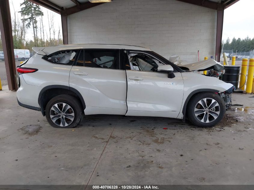 2020 Toyota Highlander Hybrid Xle VIN: 5TDGBRCH4LS501408 Lot: 40706328