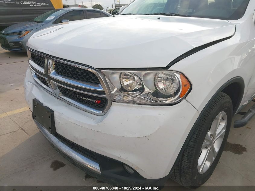 2013 Dodge Durango Sxt VIN: 1C4RDHAG4DC693200 Lot: 40706340