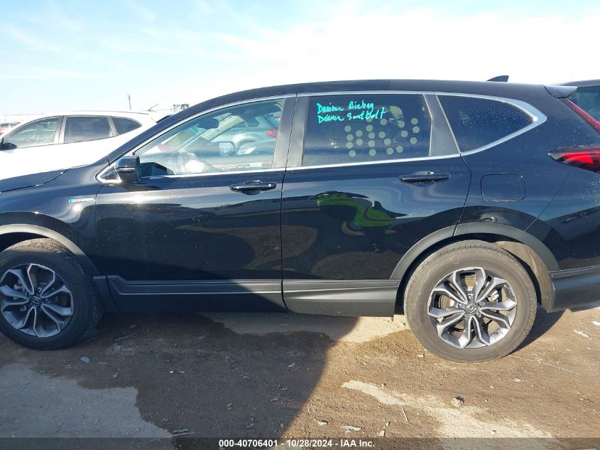 2022 Honda Cr-V Hybrid Ex-L VIN: 5J6RT6H87NL052303 Lot: 40706401