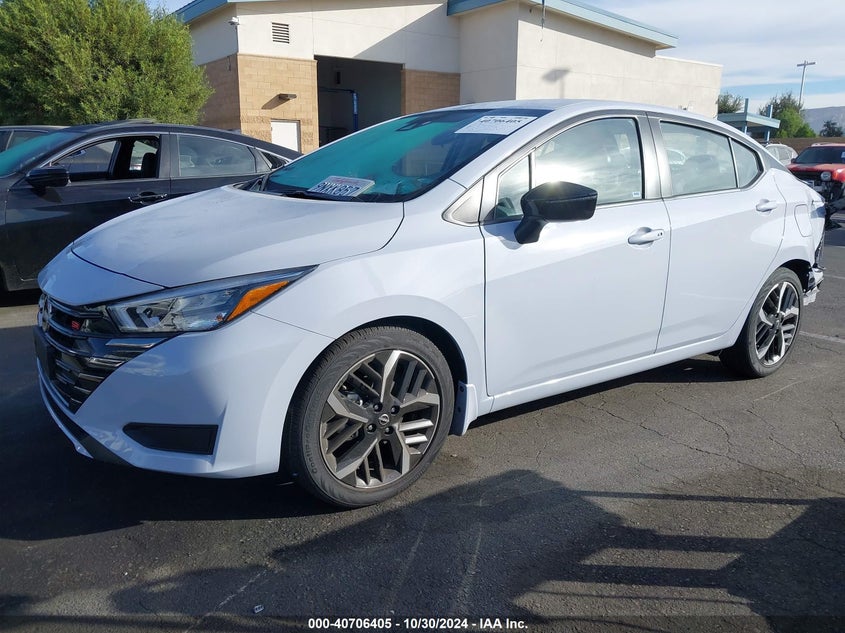 Image 2 of 2024 Nissan Versa  salvage vehicle - Lot #40706405 at IAAI