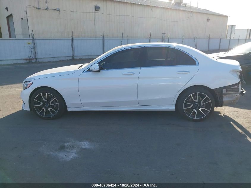 2015 Mercedes-Benz C 300 4Matic/Luxury 4Matic/Sport 4Matic VIN: 55SWF4KB0FU040523 Lot: 40706424