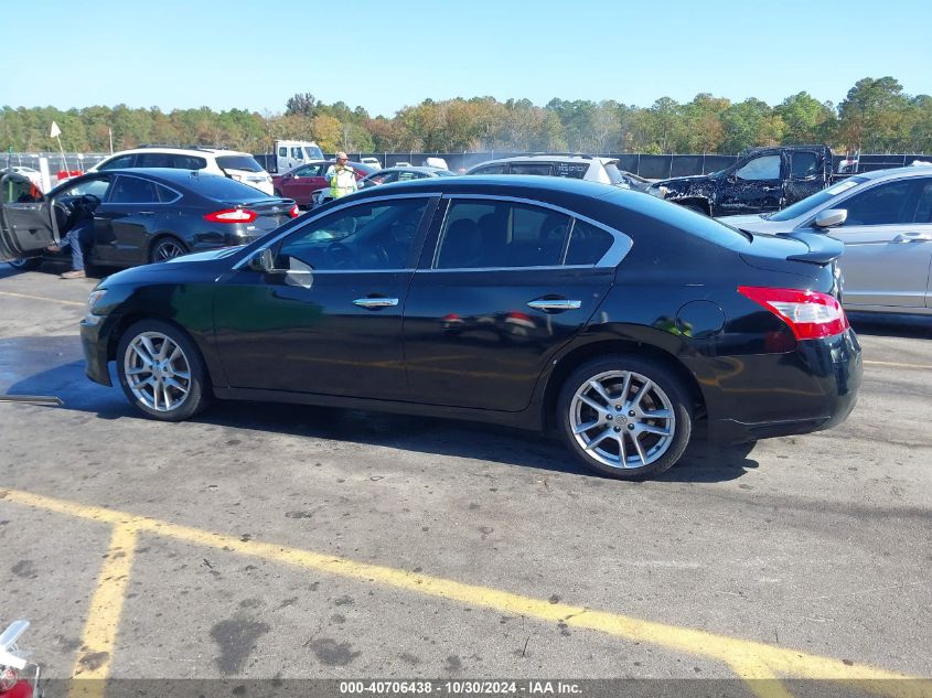 2009 Nissan Maxima 3.5 S VIN: 1N4AA51E99C838473 Lot: 40706438