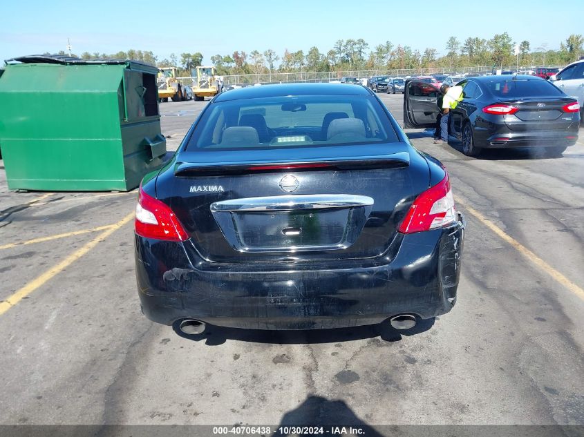 2009 Nissan Maxima 3.5 S VIN: 1N4AA51E99C838473 Lot: 40706438