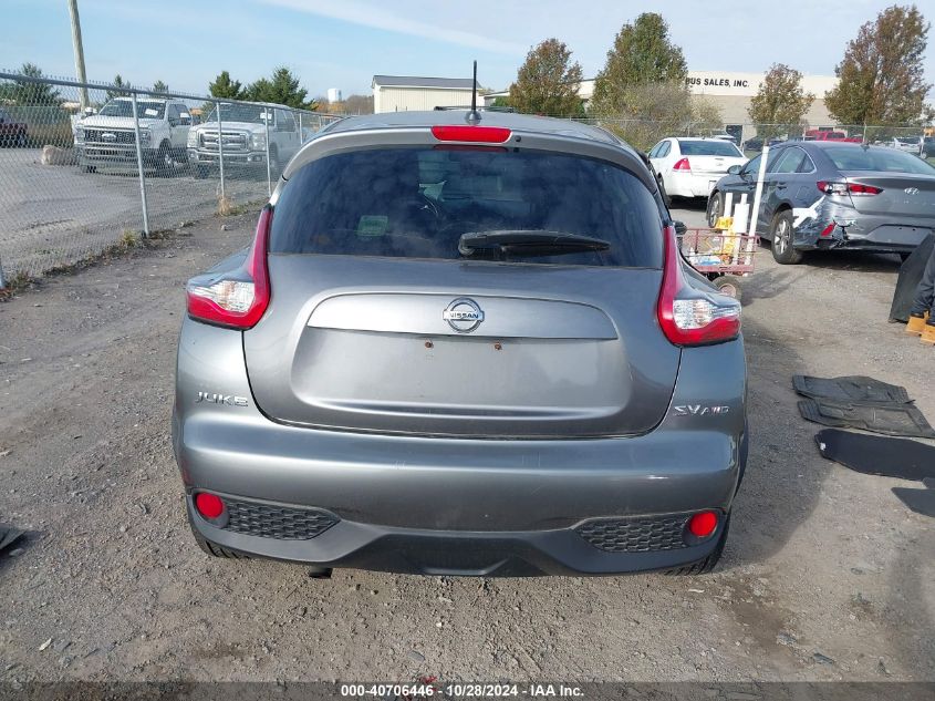 2017 Nissan Juke Sv VIN: JN8AF5MV8HT752324 Lot: 40706446