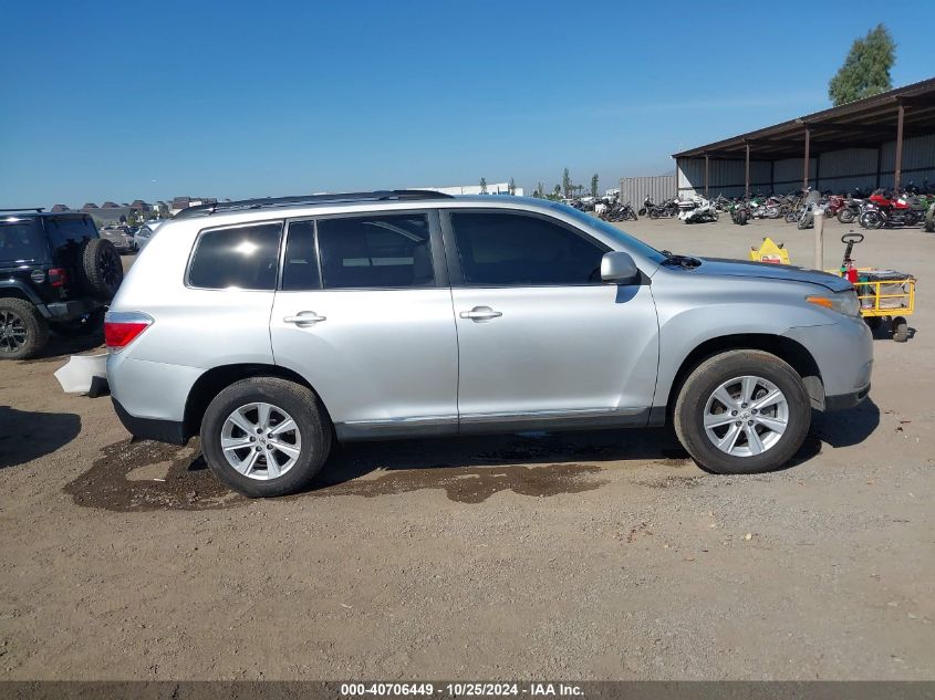 2011 Toyota Highlander Base V6 VIN: 5TDZK3EH6BS040696 Lot: 40706449