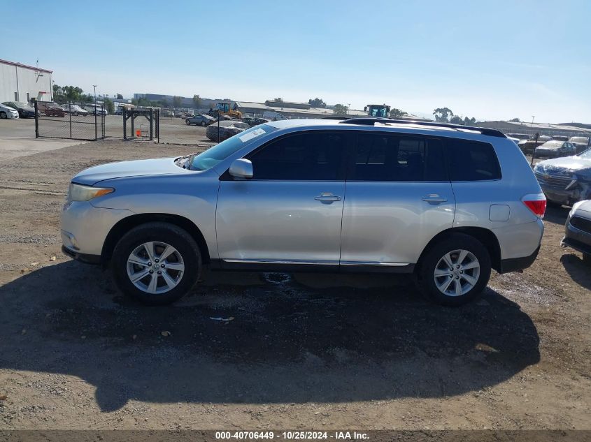 2011 Toyota Highlander Base V6 VIN: 5TDZK3EH6BS040696 Lot: 40706449