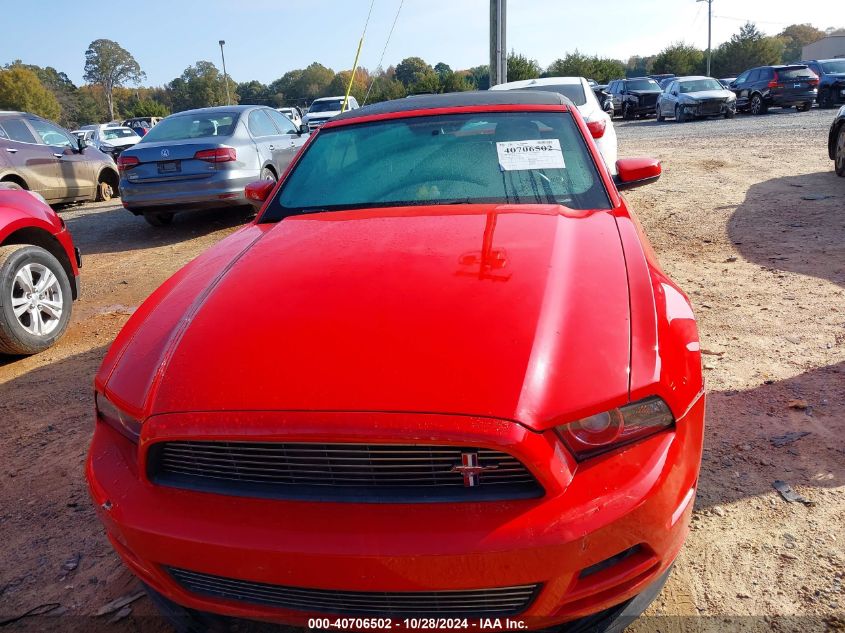 2013 Ford Mustang V6 Premium VIN: 1ZVBP8EM0D5203605 Lot: 40706502