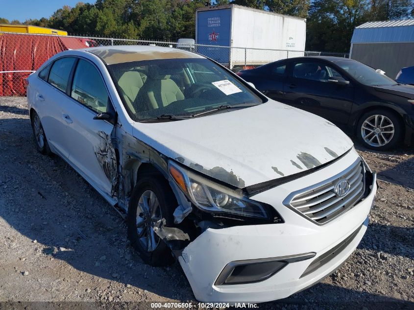 2017 Hyundai Sonata VIN: 5NPE24AF1HH581906 Lot: 40706505