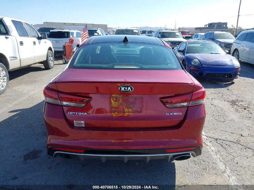 2016 Kia Optima Sx Turbo VIN: 5XXGW4L26GG085209 Lot: 40706515