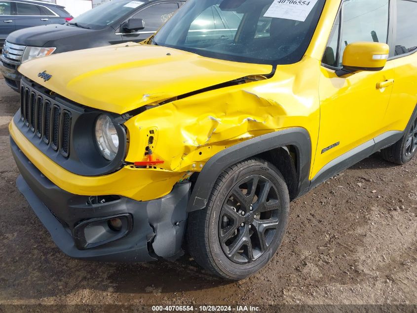 2018 Jeep Renegade Altitude 4X4 VIN: ZACCJBBB1JPH31696 Lot: 40706554