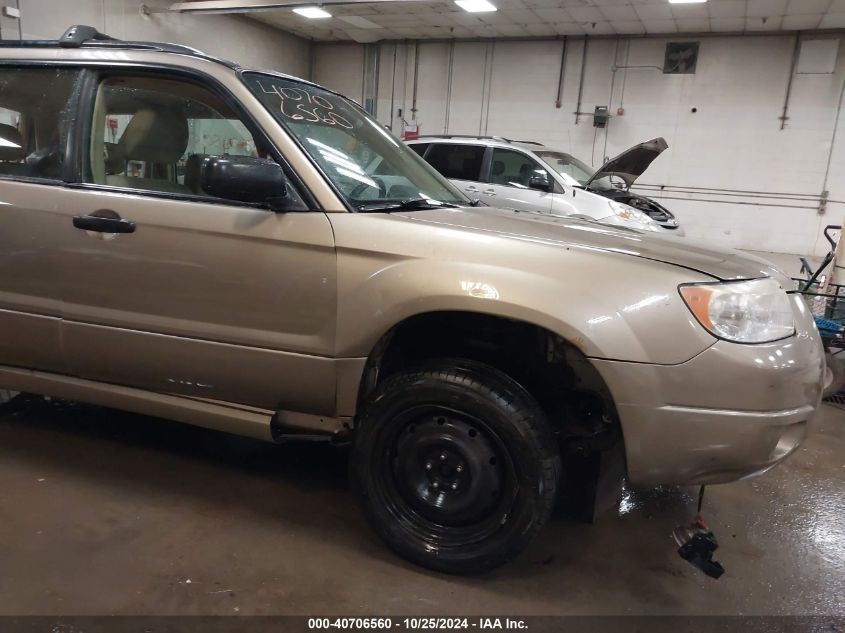 2008 Subaru Forester 2.5X VIN: JF1SG63658G716330 Lot: 40706560