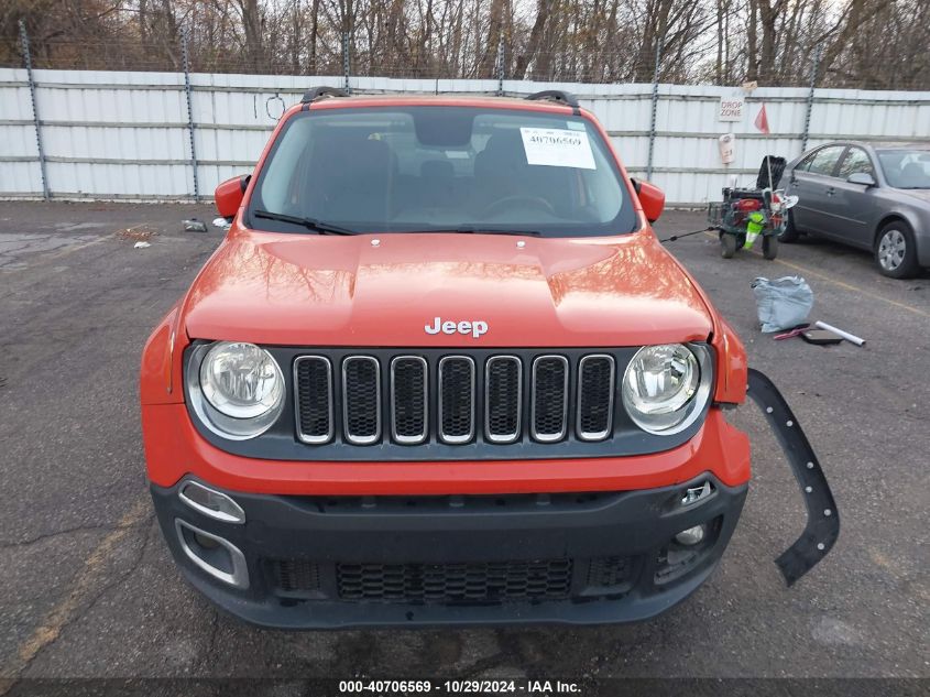 2017 Jeep Renegade Latitude 4X4 VIN: ZACCJBBH0HPF08631 Lot: 40706569