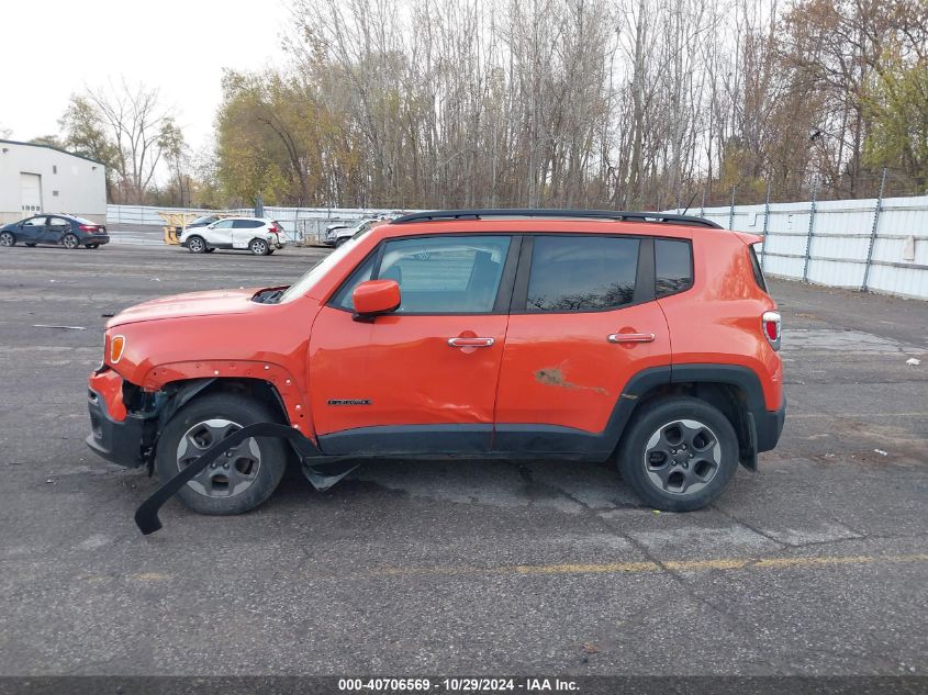 2017 Jeep Renegade Latitude 4X4 VIN: ZACCJBBH0HPF08631 Lot: 40706569