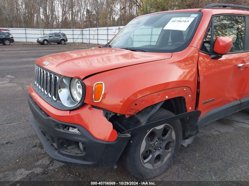 2017 Jeep Renegade Latitude 4X4 VIN: ZACCJBBH0HPF08631 Lot: 40706569