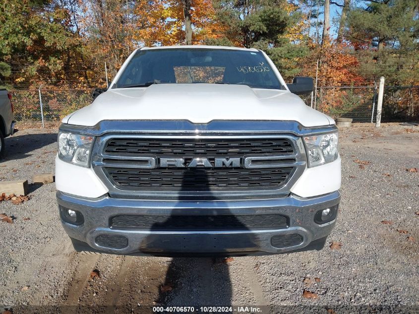 2022 Ram 1500 Big Horn 4X4 6'4 Box VIN: 1C6RRFBG0NN278795 Lot: 40706570