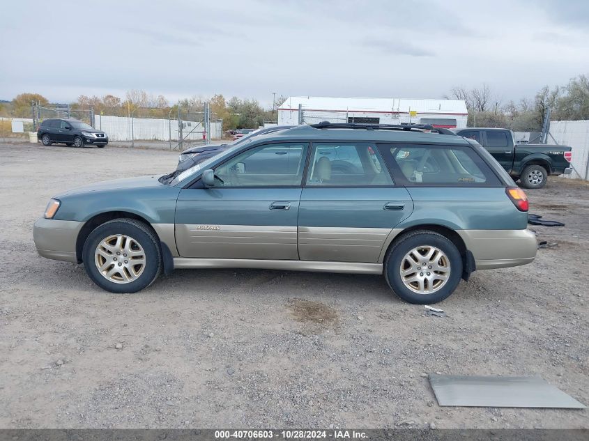 2002 Subaru Outback Limited VIN: 4S3BH686627660602 Lot: 40706603