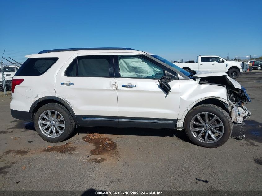 2016 Ford Explorer Limited VIN: 1FM5K8F80GGC51609 Lot: 40706635