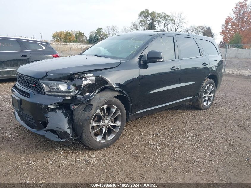 VIN 1C4RDJDG4KC721853 2019 Dodge Durango, GT no.2