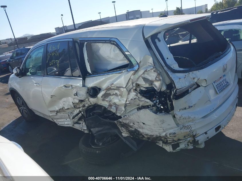 2017 Honda Pilot Ex VIN: 5FNYF5H31HB042509 Lot: 40706646