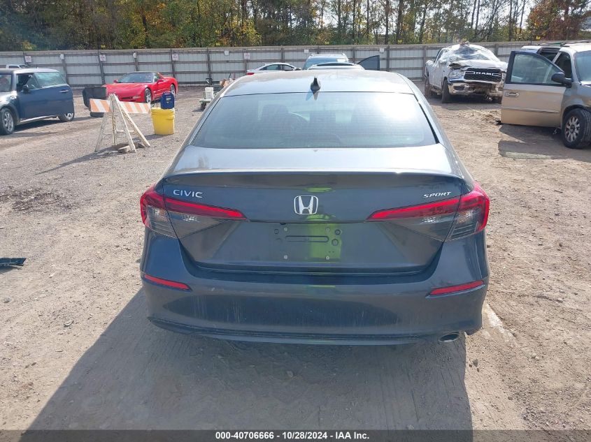 2022 Honda Civic Sport VIN: 2HGFE2F59NH606993 Lot: 40706666