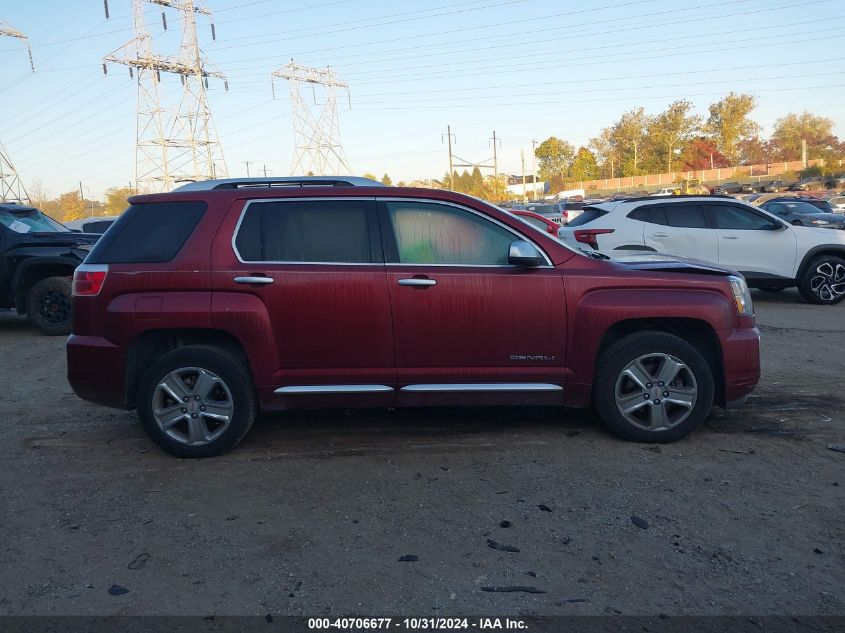 2017 GMC Terrain Denali VIN: 2GKALREKXH6161991 Lot: 40706677