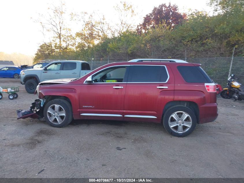 2017 GMC Terrain Denali VIN: 2GKALREKXH6161991 Lot: 40706677