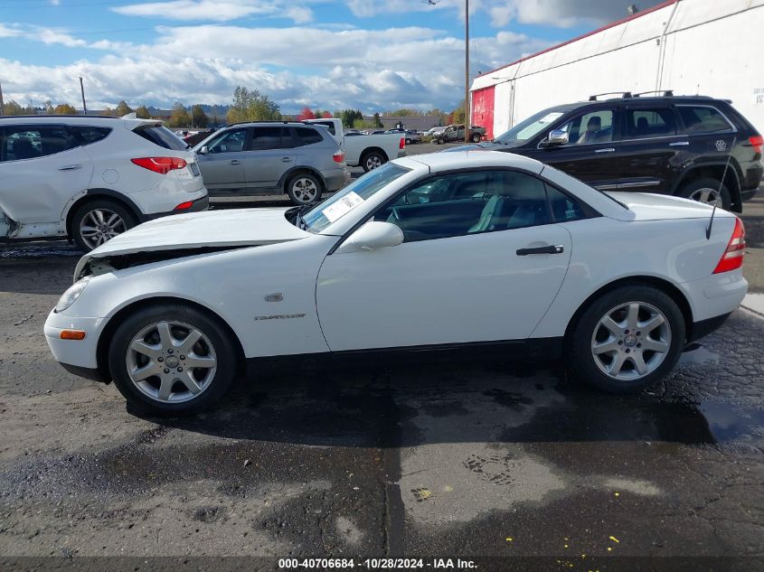 1999 Mercedes-Benz Slk 230 Kompressor VIN: WDBKK47F6XF137793 Lot: 40706684