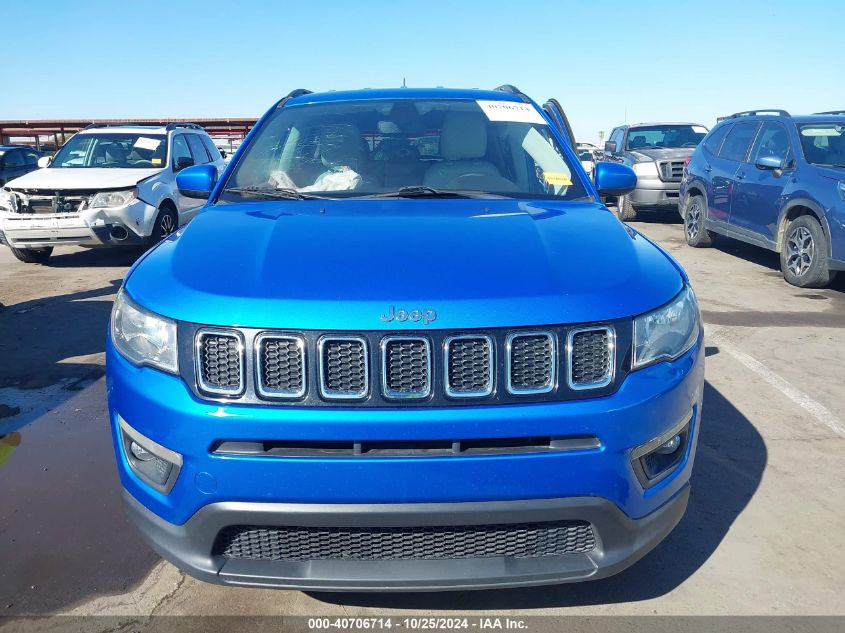 2020 Jeep Compass Latitude Fwd VIN: 3C4NJCBB7LT235151 Lot: 40706714