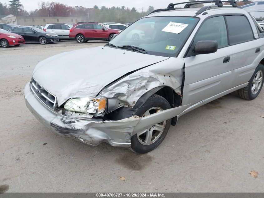 2003 Subaru Baja Sport VIN: 4S4BT62C737111436 Lot: 40706727