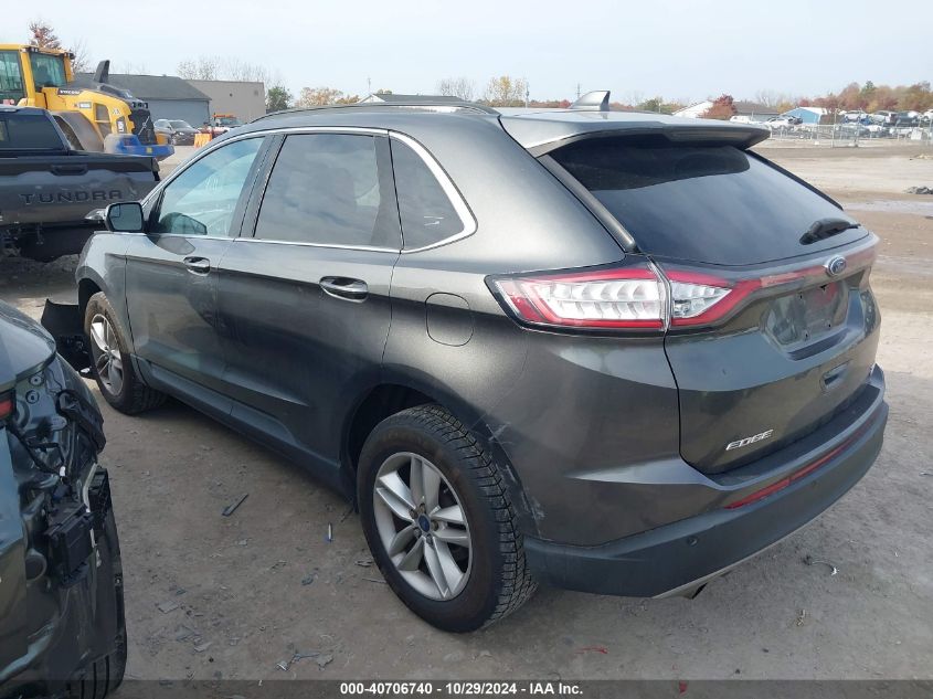 2016 Ford Edge Sel VIN: 2FMPK4J95GBB86393 Lot: 40706740