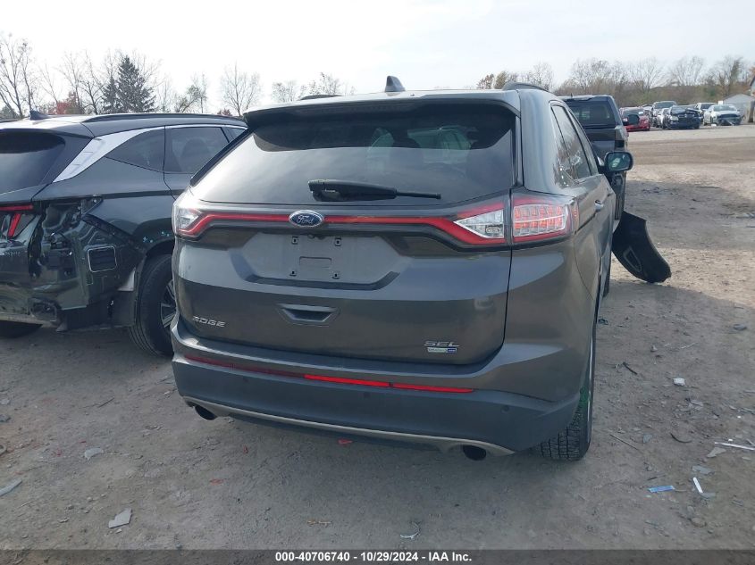 2016 Ford Edge Sel VIN: 2FMPK4J95GBB86393 Lot: 40706740